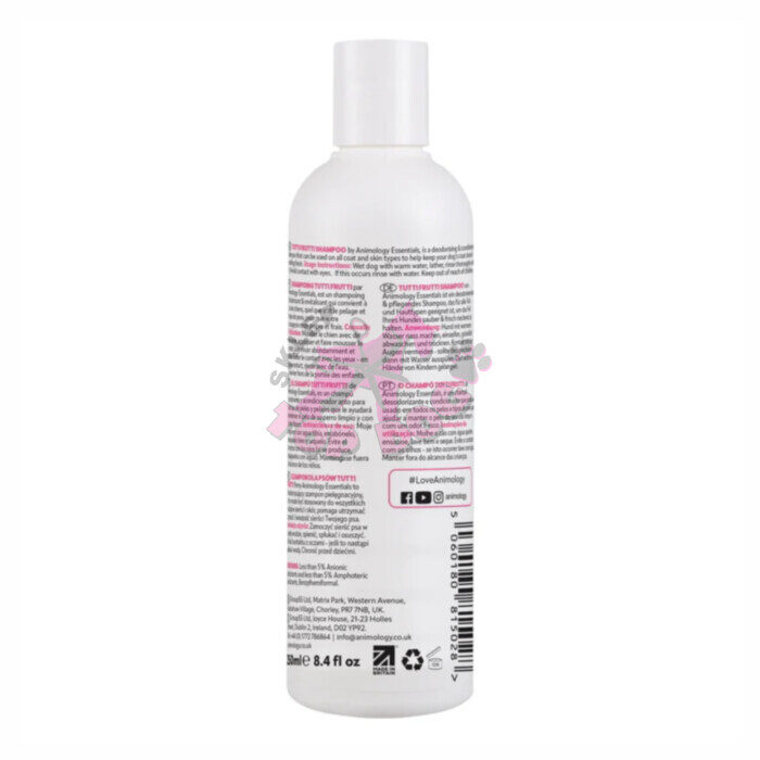 Animology Essentials Tutti Frutti Shampoo 250 Ml 2